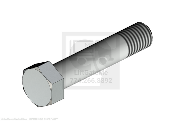 Waltco Liftgate Part Number 35470601 | bolt, short pulley