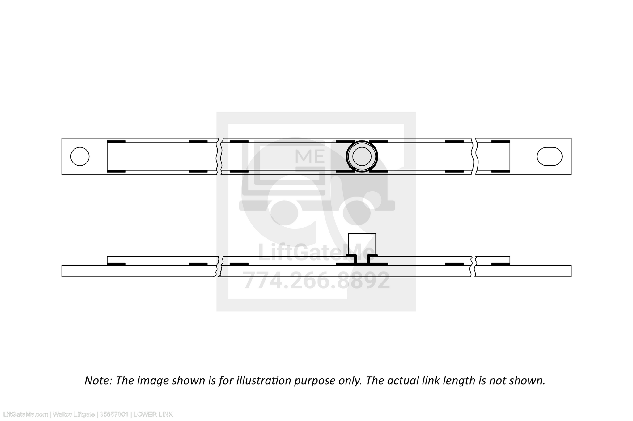 Waltco Liftgate Part Number 35657001 | lower link