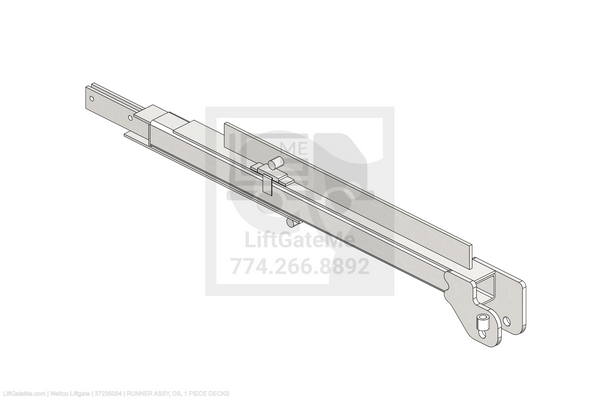 Waltco Liftgate Part Number 37235054 | runner assy, ds, 1 piece decks