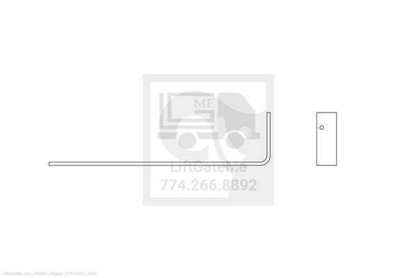 Waltco Liftgate Part Number 37474303 | bar