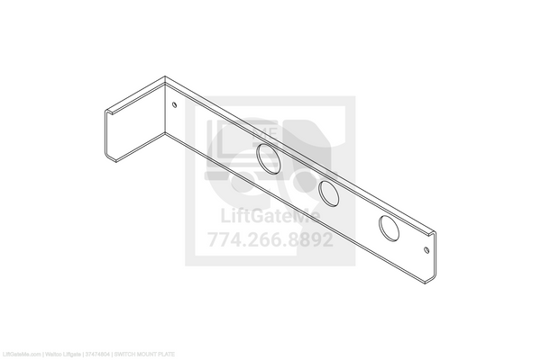 Waltco Liftgate Part Number 37474804 | switch mount plate