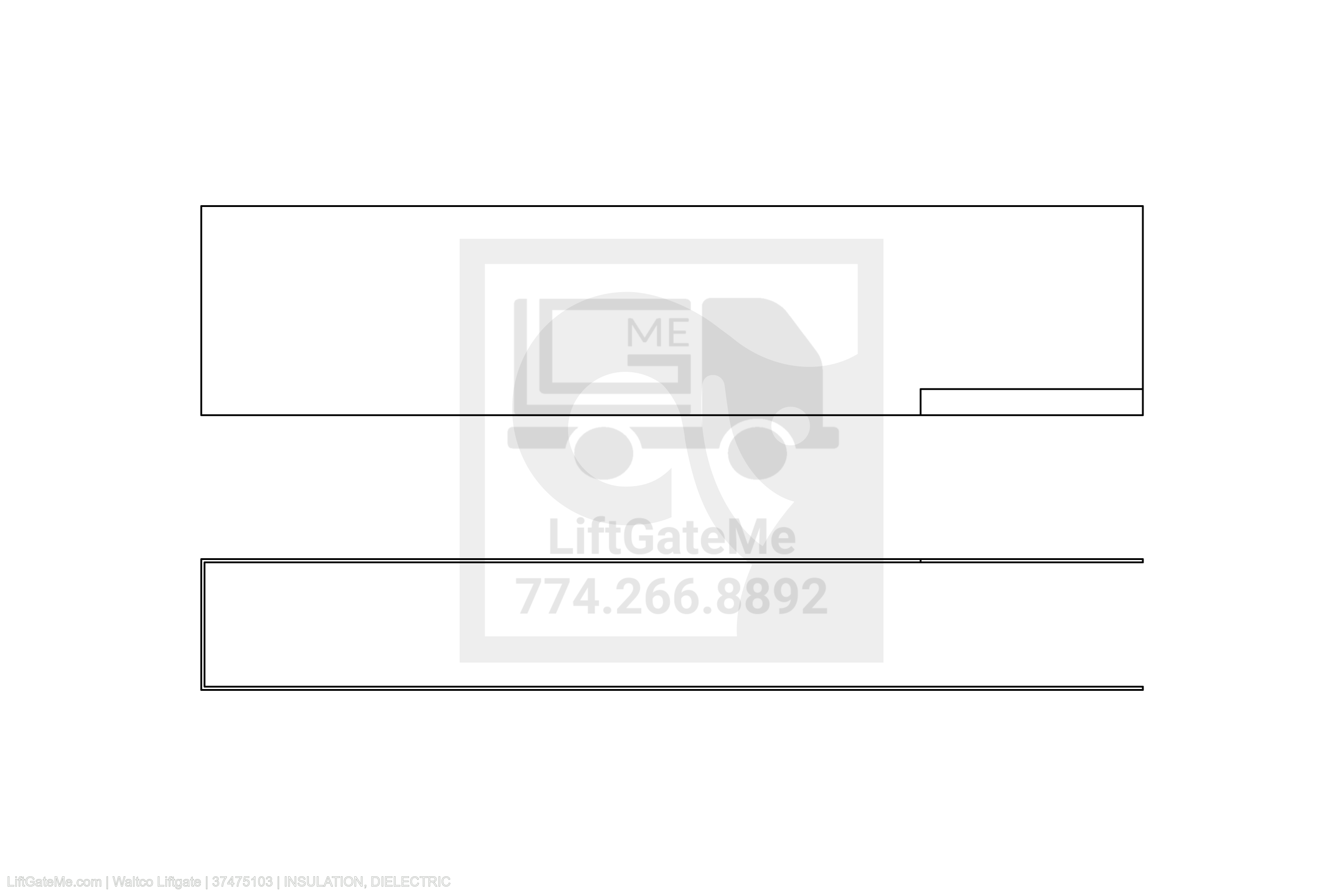 Waltco Liftgate Part Number 37475103 | insulation, dielectric