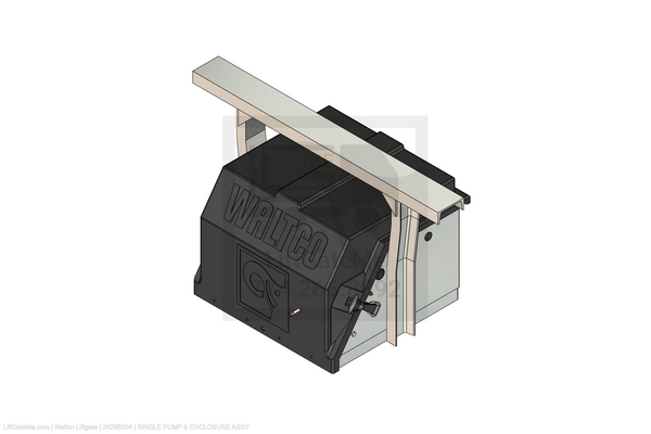Waltco Liftgate Part Number 38296504 | single pump & enclosure assy