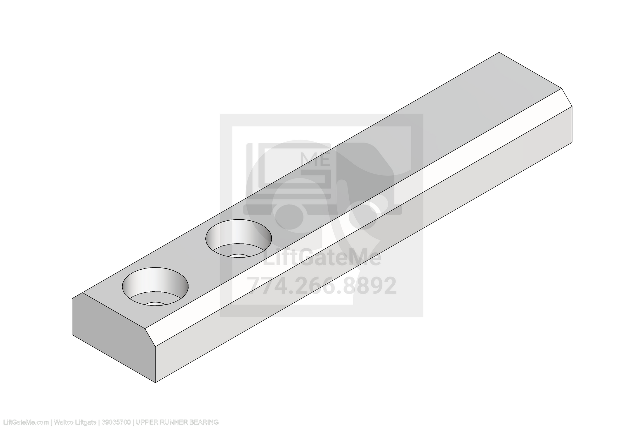 Waltco Liftgate Part Number 39035700 | upper runner bearing