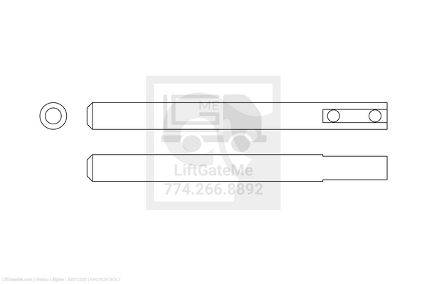 Waltco Liftgate Part Number 39072300 | anchor bolt