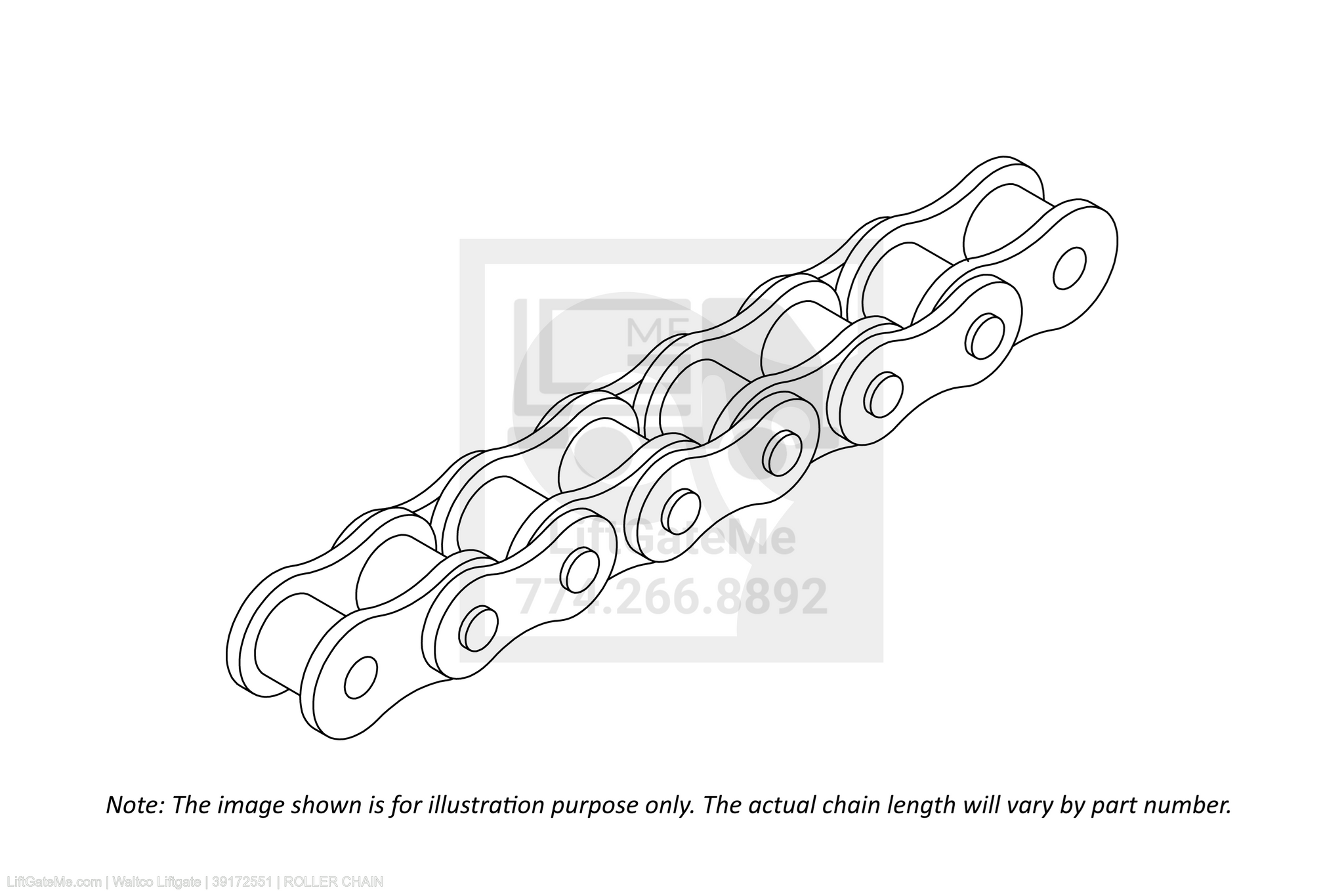 Waltco Liftgate Part Number 39172551 | roller chain