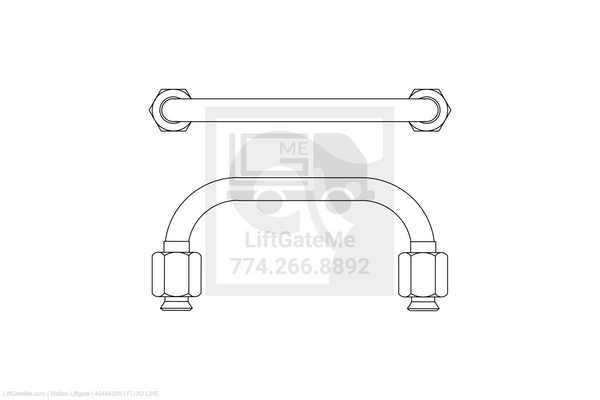 Waltco Liftgate Part Number 40494200 | fluid line