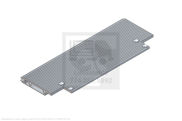 Waltco Liftgate Part Number 42614105 | alum ext back flip ramp wdv 96