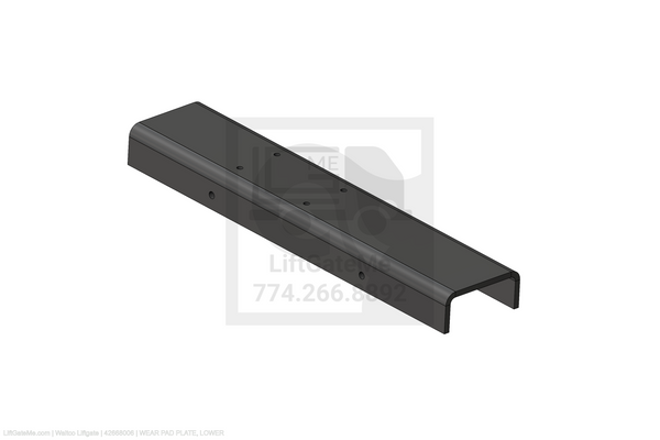Waltco Liftgate Part Number 42668006 | wear pad plate, lower