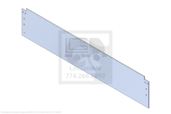 Waltco Liftgate Part Number 42669120 | dfp, alum tread, flip ramp