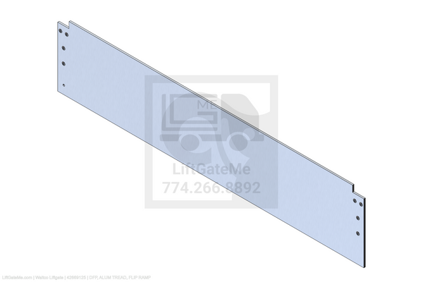 Waltco Liftgate Part Number 42669125 | dfp, alum tread, flip ramp