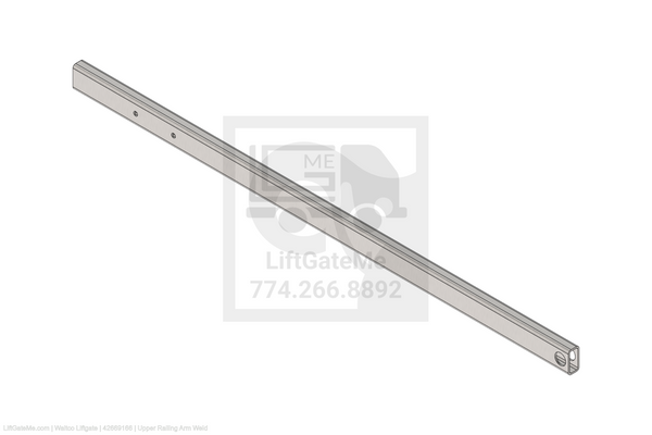 This is an image for a Waltco liftgate Upper Railing Arm Weld