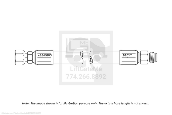 Waltco Liftgate Part Number 42669185 | hose