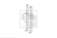This is an image for a Waltco liftgate Railing Weldment