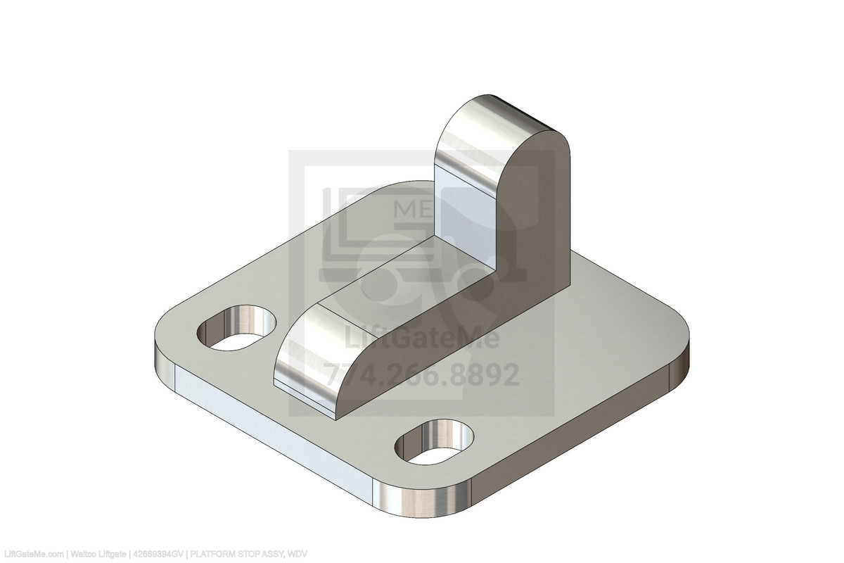 Waltco Liftgate Part Number 42669394gv | platform stop assy, wdv