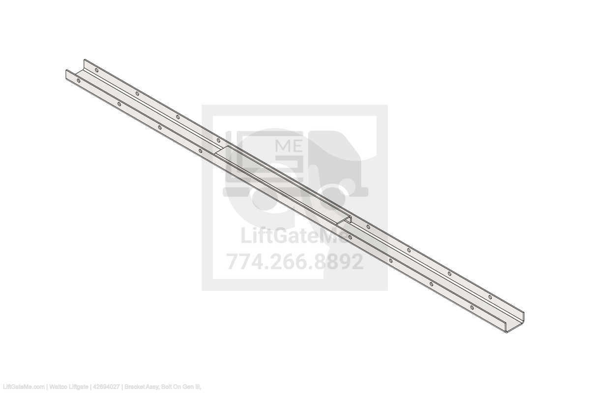 This is an image for a Waltco liftgate Bracket Assy, Bolt On Gen Iii,