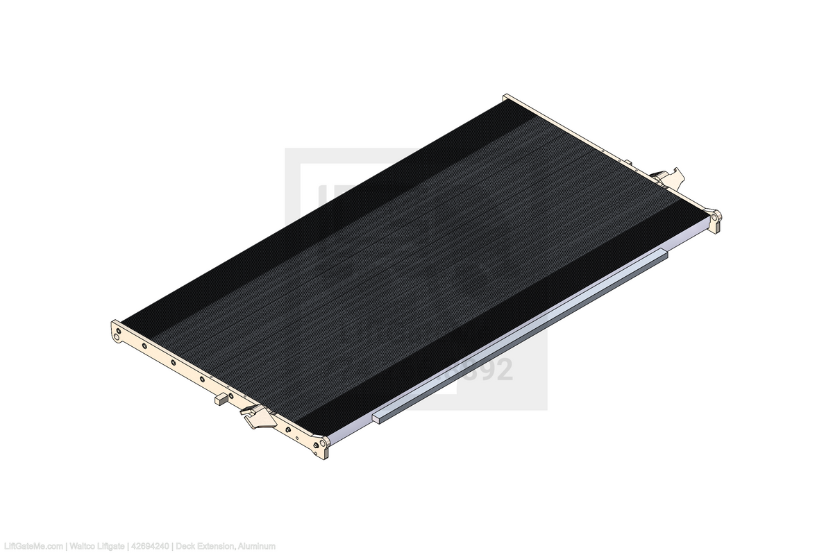 This is an image for a Waltco liftgate Deck Extension, Aluminum