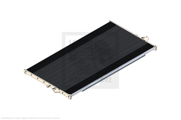 This is an image for a Waltco liftgate Deck Extension, Aluminum