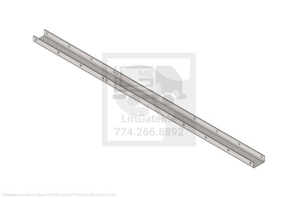 Waltco Liftgate Part Number 42700035 | mount channel,wdv,bolt on,stl
