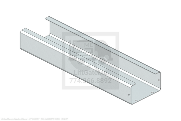 Waltco Liftgate Part Number 42700052gv | column extension, header