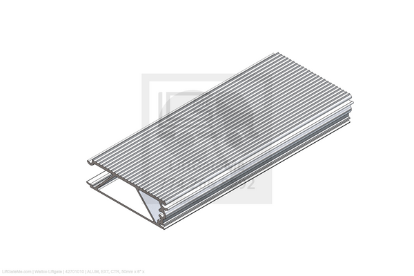 Waltco Liftgate Part Number 42701010 | alum, ext, ctr, 50mm x 6