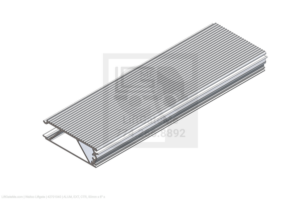 Waltco Liftgate Part Number 42701040 | alum, ext, ctr, 50mm x 6