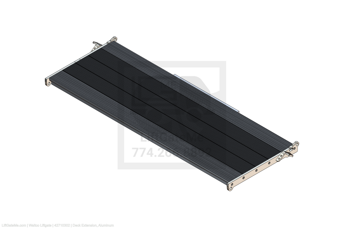 This is an image for a Waltco liftgate Deck Extension, Aluminum