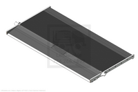 This is an image for a Waltco liftgate Deck Extension Weldment