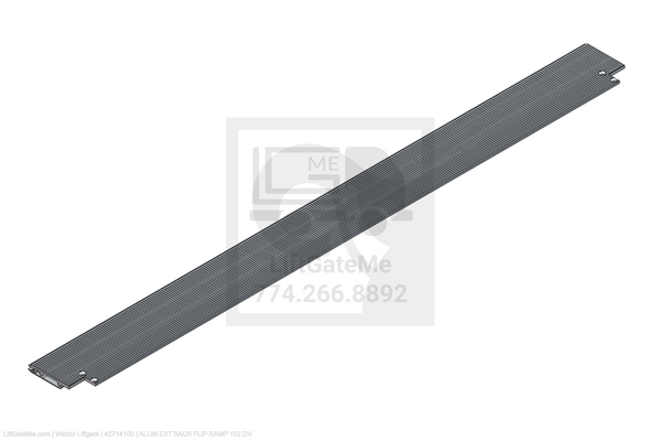 Waltco Liftgate Part Number 42714100 | alum ext back flip ramp 102 dv
