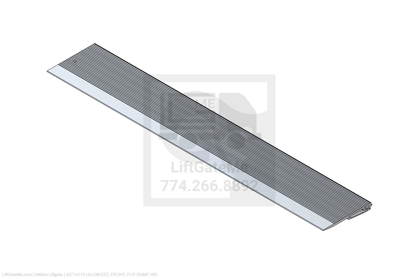 Waltco Liftgate Part Number 42714110 | alum ext, front, flip ramp, wd