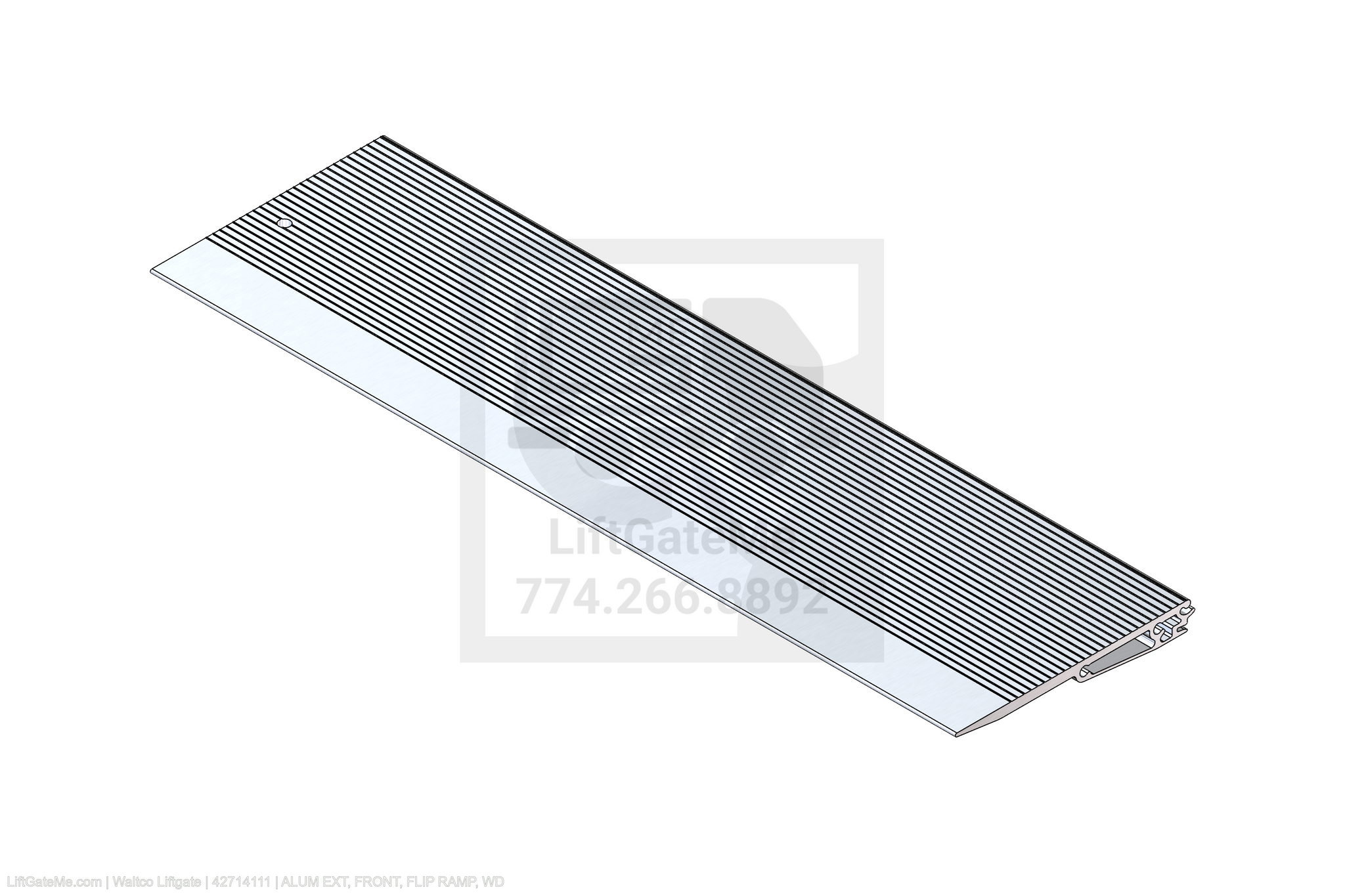 Waltco Liftgate Part Number 42714111 | alum ext, front, flip ramp, wd