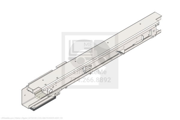 Waltco Liftgate Part Number 42720100 | column runner assy, cs