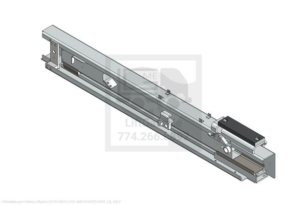Waltco Liftgate Part Number 42720100gv | column runner assy, cs, galv
