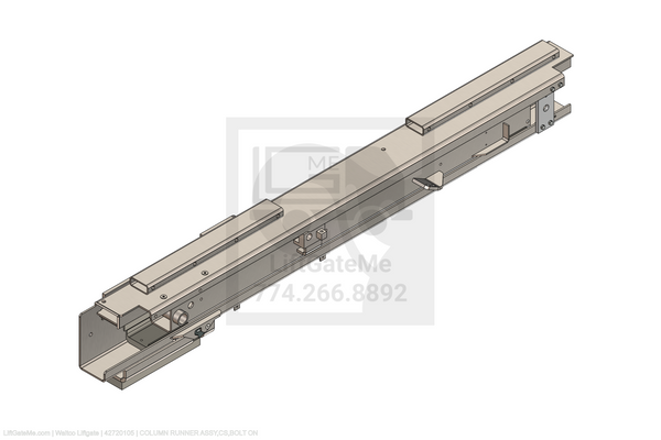 Waltco Liftgate Part Number 42720105 | column runner assy,cs,bolt on