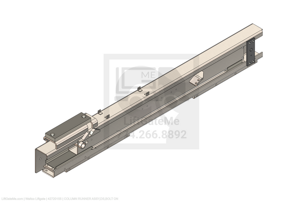 Waltco Liftgate Part Number 42720155 | column runner assy,ds,bolt on