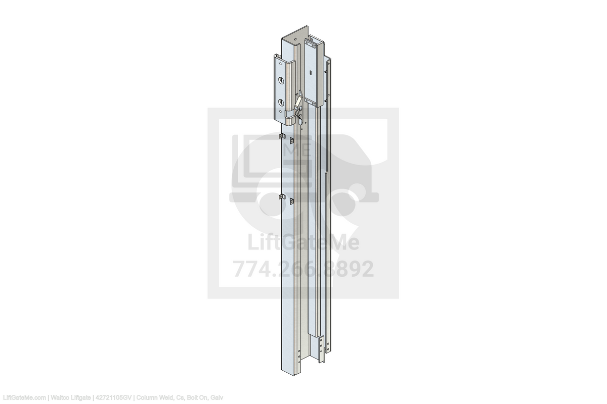 This is an image for a Waltco liftgate Column Weld, Cs, Bolt On, Galv