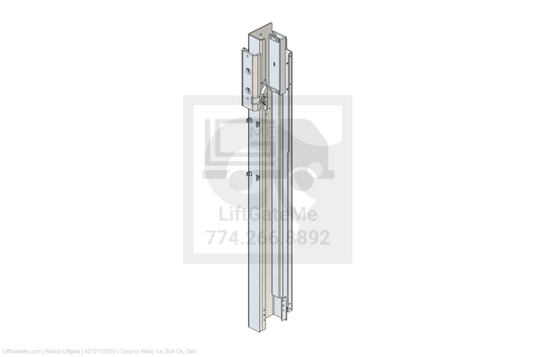 This is an image for a Waltco liftgate Column Weld, Cs, Bolt On, Galv