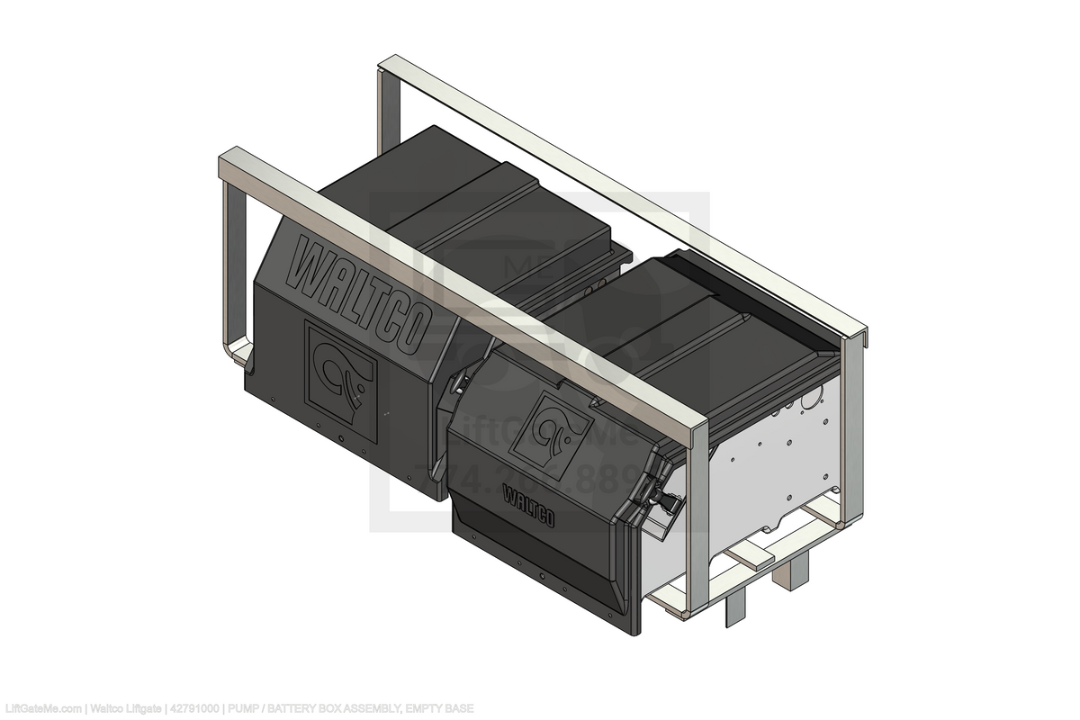 Waltco Liftgate Part Number 42791000 | pump / battery box assembly, empty base