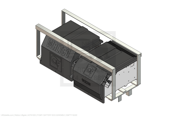 Waltco Liftgate Part Number 42791000 | pump / battery box assembly, empty base
