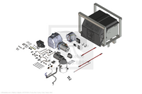 This is an image for a Waltco liftgate Pump Box Comp, Dual, Gdpd, Wdv
