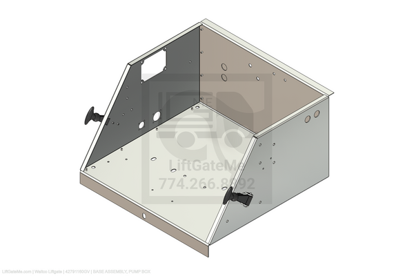 Waltco Liftgate Part Number 42791160gv | base assembly, pump box