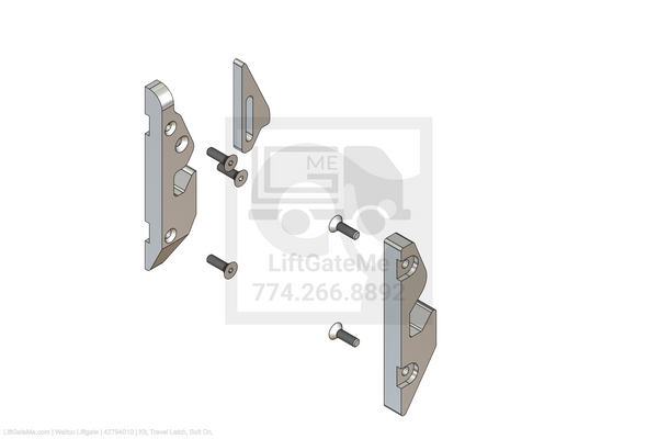 This is an image for a Waltco liftgate Kit, Travel Latch, Bolt On,