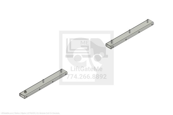 This is an image for a Waltco liftgate Kit, Modular Bolt On Brackets,