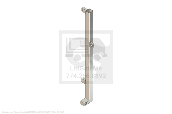 Waltco Liftgate Part Number 42795200 | outside fence weld, cs, zinc