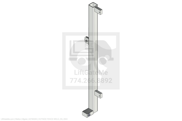 Waltco Liftgate Part Number 42795250 | outside fence weld, ds, zinc