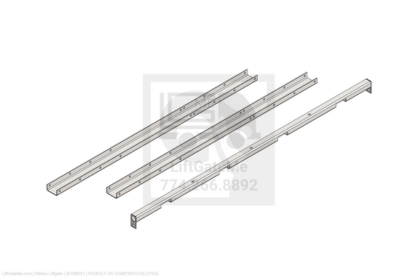 Waltco Liftgate Part Number 42796021 | kit,bolt on comp,wdv,102,steel
