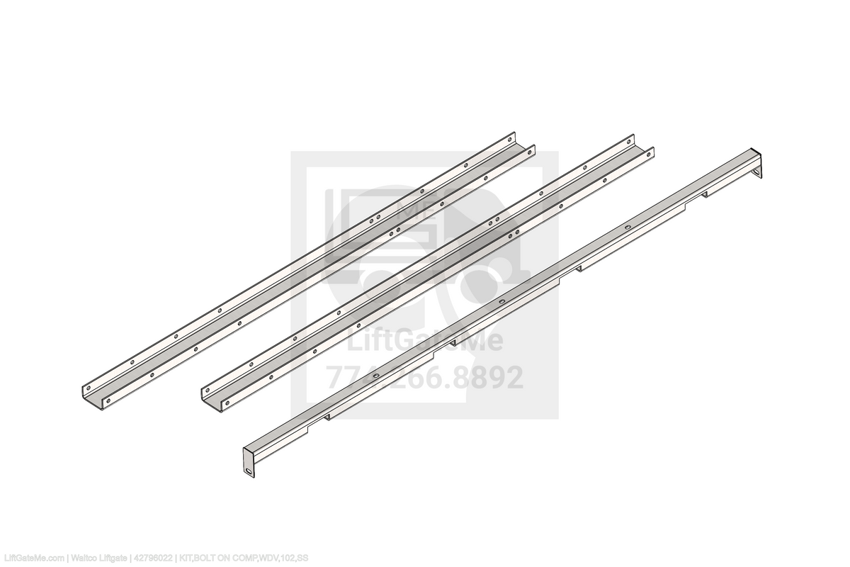 Waltco Liftgate Part Number 42796022 | kit,bolt on comp,wdv,102,ss