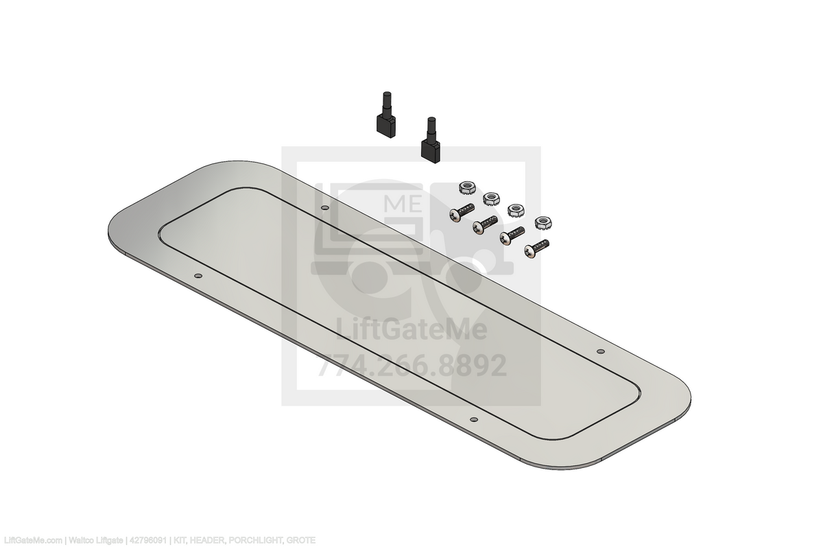 Waltco Liftgate Part Number 42796091 | kit, header, porchlight, grote