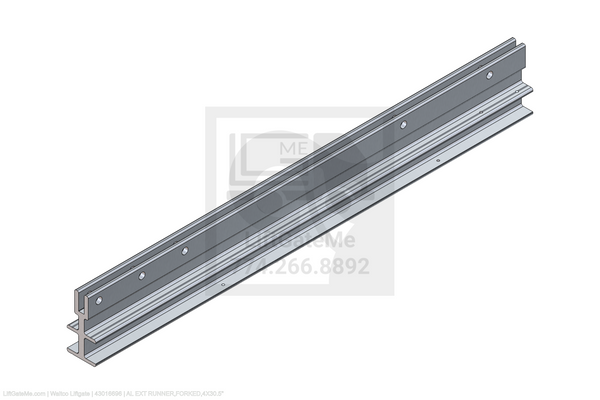 Waltco Liftgate Part Number 43016696 | al ext runner,forked,4x30.5