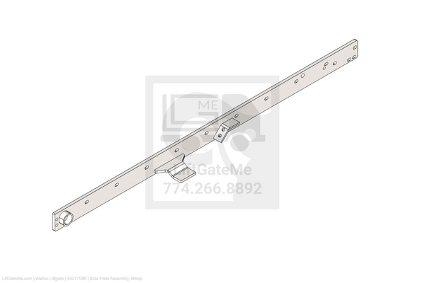This is an image for a Waltco liftgate Side Plate Assembly, Mdlap